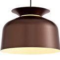 Thea Single Pendant, 1 Light Adjustable E27, Gloss Coffee additional 8