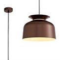 Thea Single Pendant, 1 Light Adjustable E27, Gloss Coffee additional 5