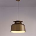 Thea Single Pendant, 1 Light Adjustable E27, Antique Bronze additional 1