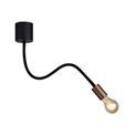 Grace Flexible Ceiling 1 Light E27, Satin Black/Brushed Copper additional 10