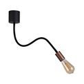 Grace Flexible Ceiling 1 Light E27, Satin Black/Brushed Copper additional 13