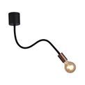 Grace Flexible Ceiling 1 Light E27, Satin Black/Brushed Copper additional 18
