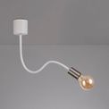 Grace Flexible Ceiling 1 Light E27 Satin White/Satin Nickel additional 2