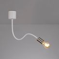 Grace Flexible Ceiling 1 Light E27 Satin White/Satin Nickel additional 5