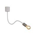 Grace Flexible Ceiling 1 Light E27 Satin White/Satin Nickel additional 8