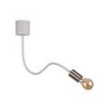 Grace Flexible Ceiling 1 Light E27 Satin White/Satin Nickel additional 9