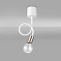 Grace Flexible Ceiling 1 Light E27 Satin White/Satin Nickel additional 6