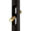 Aoife Pendant, 2 x 2W LED, 3000K, 560lm, Sand Black/Gold, additional 8