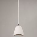 Samira Medium Pendant, 1 x E27, White Paintable Gypsum additional 2