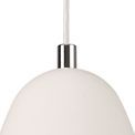 Samira Medium Pendant, 1 x E27, White Paintable Gypsum additional 7