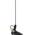 Beah Small Pendant, 1 x E27, Matt Black/Antique Brass/Khaki additional 5