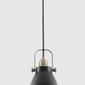 Beah Small Pendant, 1 x E27, Matt Black/Antique Brass/Khaki additional 4