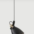 Beah Medium Pendant, 1 x E27, Matt Black/Antique Brass/Khaki additional 3