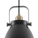 Beah Medium Pendant, 1 x E27, Matt Black/Antique Brass/Khaki additional 10