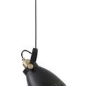 Beah Large Pendant, 1 x E27, Matt Black/Antique Brass/Khaki additional 5