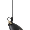 Beah Large Pendant, 1 x E27, Matt Black/Antique Brass/Khaki additional 6