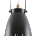 Beah Large Pendant, 1 x E27, Matt Black/Antique Brass/Khaki additional 7