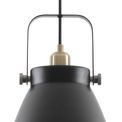 Beah Large Pendant, 1 x E27, Matt Black/Antique Brass/Khaki additional 8