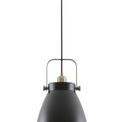 Beah Large Pendant, 1 x E27, Matt Black/Antique Brass/Khaki additional 10