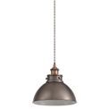 Cornelia Medium Pendant, 1 x E27, Antique Silver/Copper/White additional 4