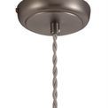 Cornelia Medium Pendant, 1 x E27, Antique Silver/Copper/White additional 5