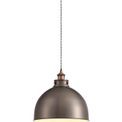 Cornelia Large Pendant in Antique Silver/Copper/White additional 3