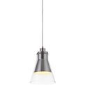 Hannah Pendant, 1 x E27, Polished Chrome/Clear Glass additional 3