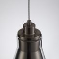 Hannah Pendant, 1 x E27, Satin Nickel/Clear Glass additional 6