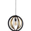Rosie Pendant, 1 x E27, Black/Satin Gold additional 14
