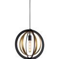 Rosie Pendant, 1 x E27, Black/Satin Gold additional 13