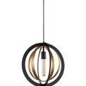 Rosie Pendant, 1 x E27, Black/Satin Gold additional 11