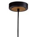 Rosie Pendant, 1 x E27, Black/Satin Gold additional 12