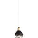 Leanne Pendant, 1 Light E27, IP65, Matt Black/Brushed Bronze, 2yrs Warranty additional 4