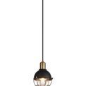 Leanne Pendant, 1 Light E27, IP65, Matt Black/Brushed Bronze, 2yrs Warranty additional 3