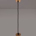 Sienna Pendant Light Kit 2m, 1 x GU10, Champagne Gold additional 1
