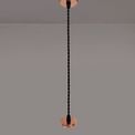 Sienna Pendant Light Kit 2m, 1 x GU10, Rose Gold additional 1