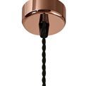 Sienna Pendant Light Kit 2m, 1 x GU10, Rose Gold additional 5