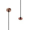 Sienna Pendant Light Kit 2m, 1 x GU10, Rose Gold additional 2