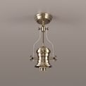 Lucinda Frame Only Pendant, 1 x E27, Antique Brass additional 2