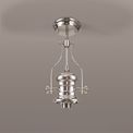 Lucinda Frame Only Pendant, 1 x E27, Polished Nickel additional 1