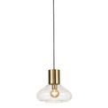 Opal Wide Pendant, 1 x E27, Ancient Brass/Clear Glass additional 3