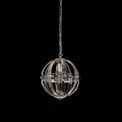 Christina Small Round Pendant, 1 Light E27, Polished Nickel additional 2