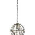 Christina Small Round Pendant, 1 Light E27, Polished Nickel additional 3