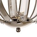 Christina Small Round Pendant, 1 Light E27, Polished Nickel additional 10