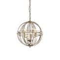Christina Medium Round Pendant, 3 Light E27, Polished Nickel additional 5