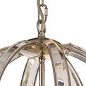 Christina Medium Round Pendant, 3 Light E27, Polished Nickel additional 8