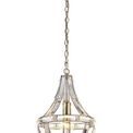 Christina Teardrop Pendant, 1 Light E27, Polished Nickel additional 4