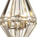 Christina Diamond Pendant, 3 Light E27, Polished Nickel additional 8