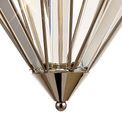 Christina Diamond Pendant, 3 Light E27, Polished Nickel additional 9
