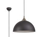 Alicia 50cm Large Pendant, 1 x E27, Graphite/Satin Nickel additional 4